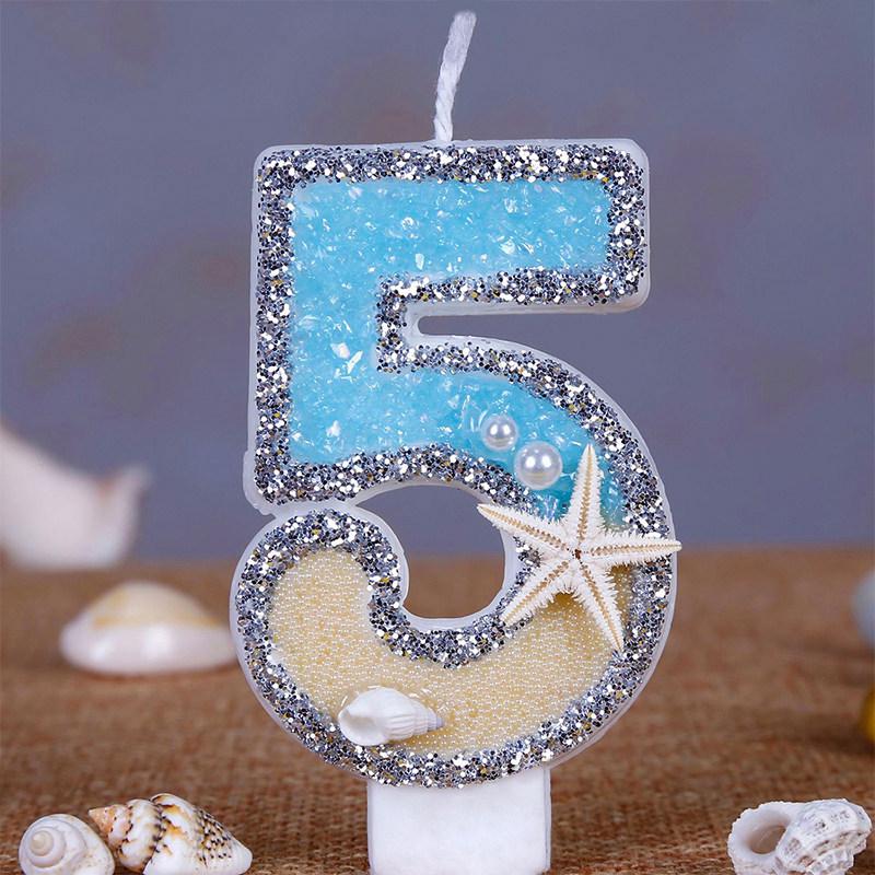 Creative Crown Birthday Number Candles - Adult & Kids Cake Decoration Topper