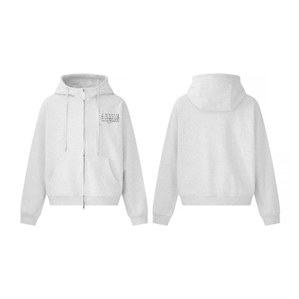 Maison Margiela MM6 Unisex Terry Zip-Up Hoodie Cardigan