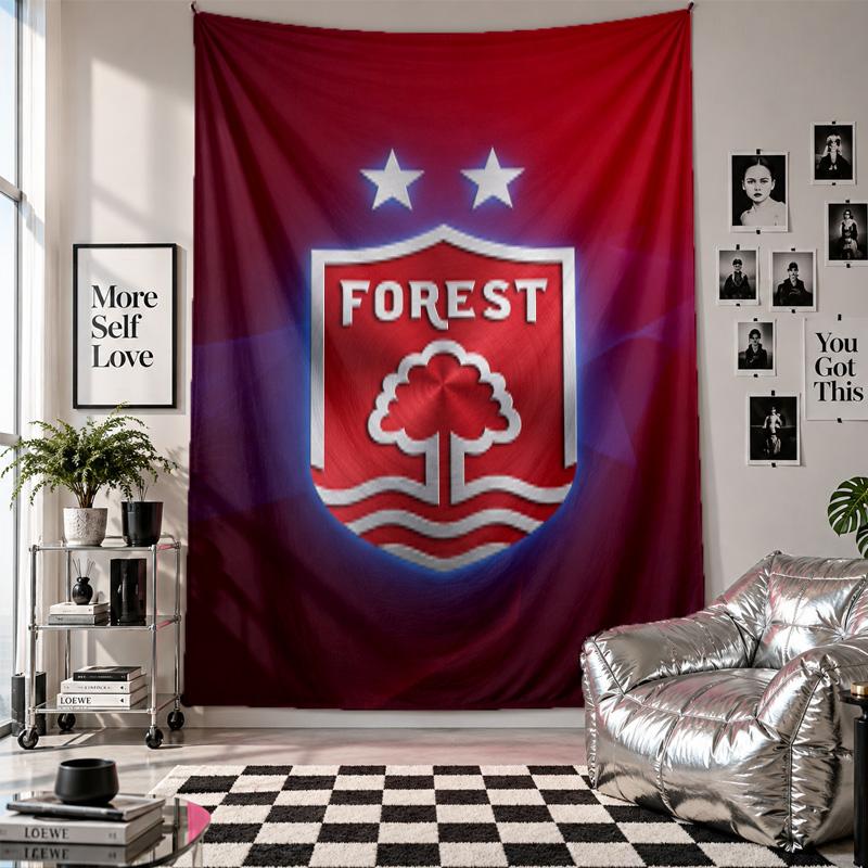 Nottingham Forest Football Wall Tapestry Home Decor Wall Hanging Cloth for Bedroom Living Room Background