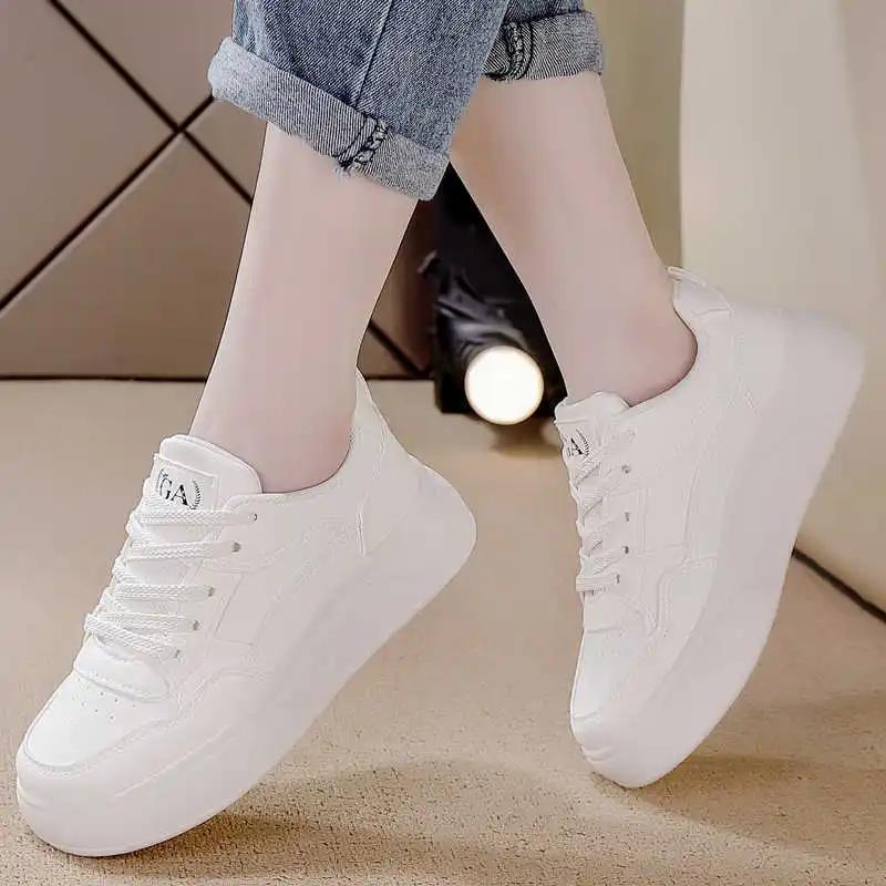 Without Heels Plateforme Women's Shoes For A Low Heel Oxford Woman Casual Shoes Womens Shoes Heels New Season Sneakers