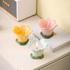 Ceramic Flower Cup Hand Painted DIY Aromatherapy Candle Cup, Candle Holder Vessel, Empty Cup