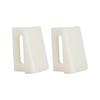 Side Jamb Mount Plastic Door Bottom Guide AntiScratch Design For Carpeted Space Easy Horizontal Adjustment 10Pieces