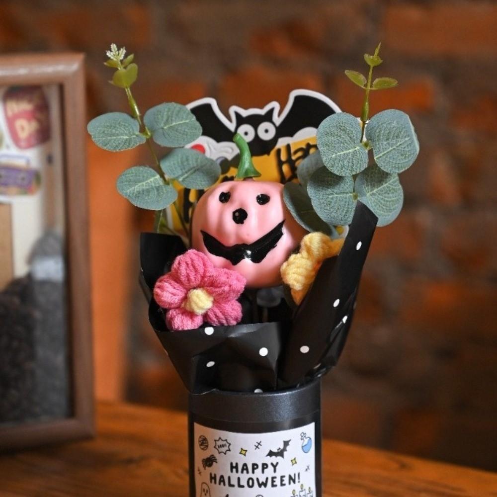 Goth Halloween Gresskardekorasjoner Gresskardesign Kunstige blomsterrekvisitter Festrekvisitter