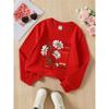 Kids Sweatshirt,Daisy Flowers Green Leaves Sunshine Machine Washable, Spring And Autumn, Sportswear And Casual Wear, Soft And Comfortable