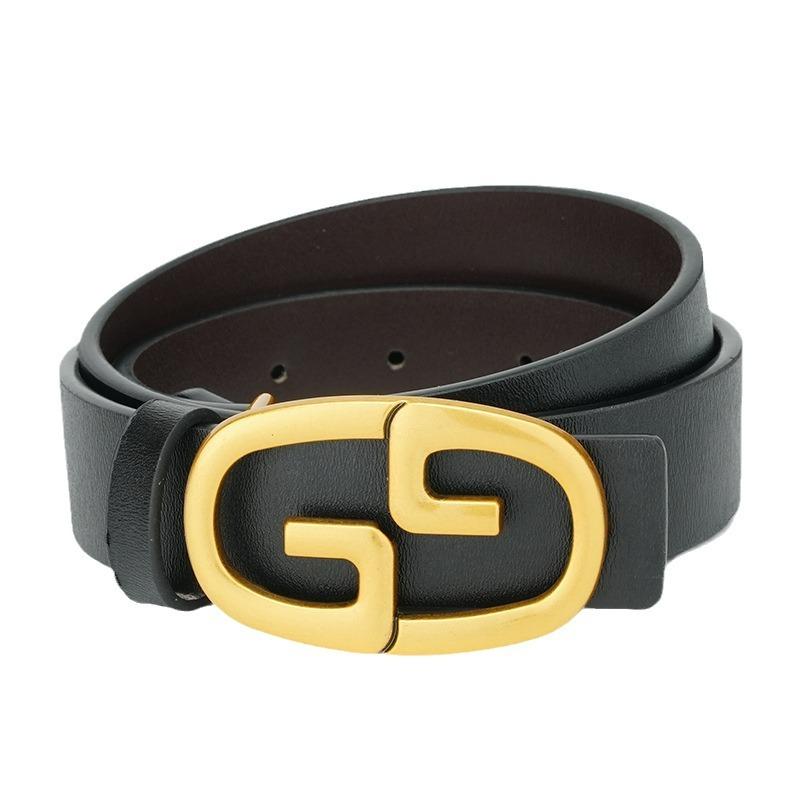 Belts for Women's Fashionable Dresses for Decoration Thin Belts  Versatile New Style Skirts  Smooth Buckles for Women's Trousers