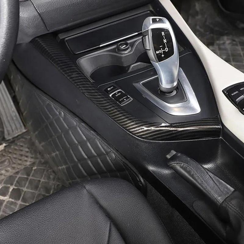 Pouze pro LHD Carbon Fiber Boční řadicí páska řazení pro BMW F20 F21 2012-2019 / F22 F23 2014-2019