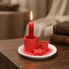 4-in-1 Desktop Candelabrum Decorative Tealight Container Ceramic Incense Burner  Thoughtful Gift