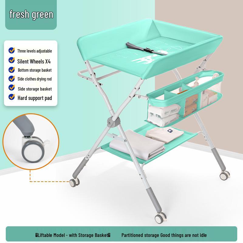 Portable Baby Changing Table: Multifunctional, Foldable & Washable for Diaper Changes and Massages