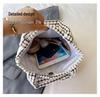 Adorable Plaid Bento Handbag: Japanese Korean Style for Commuting & Outings