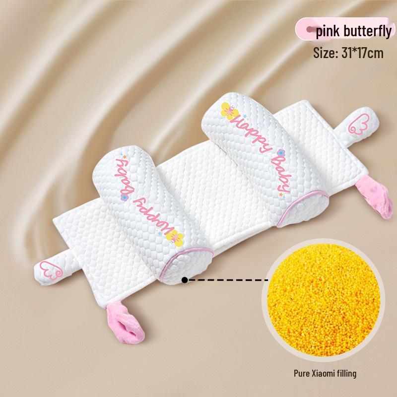 Oreiller pour bébé réglable anti-tête plate (0-6 Mois+) pour les Nouveau-nés