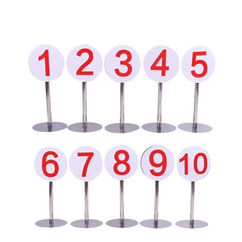 

Archery Range Target Number Plate Set