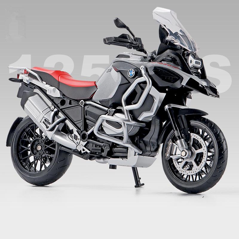 1/12 Scale R1250 GS Diecast Motorcycle Model Toy with Sound and Light for Kids Toddler Boys Girls Gift Collection