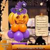 Halloween Balloon Column Decorations: Shopping Mall Atmosphere Sign & Photo Props