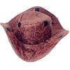 Adult Brown Pirate Captain Cap Holiday Party Vintage Tricorn Hat Pirate Cowboy Hat  Men Headwear