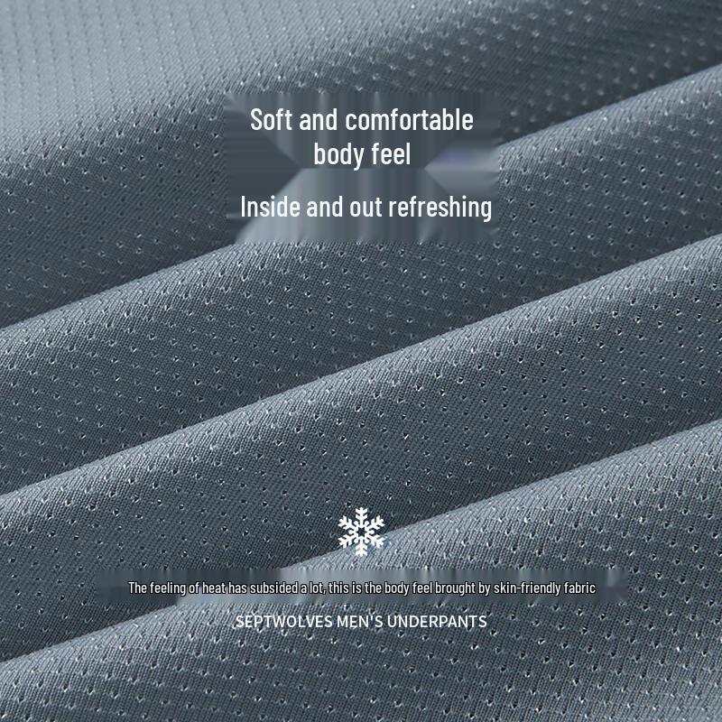 SEPTWOLVES Men's Breathable Mesh Boxer Briefs 3-Pack