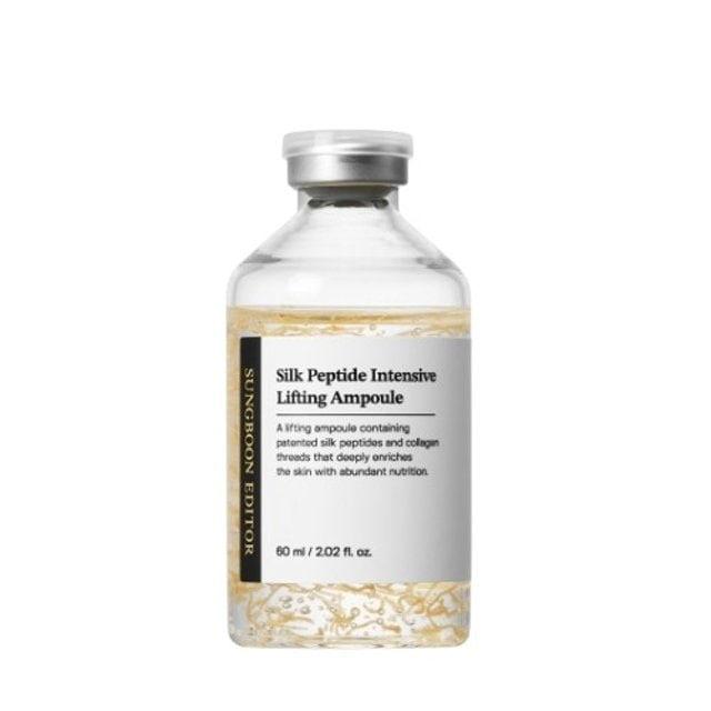 

Sung Boon Editor Шелковый пептид Интенсивная лифтинг-ампула 60 мл (Специальное издание большого размера)