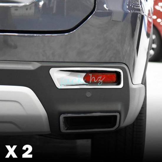 For -2025 Honda Pilot Chrome Rear Bumper Reflector Fog Light Cover Trims