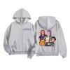 Kids Fashion Women's Lightweight Long Sleeve Zipper Hoodie Printed Hoodie With Pockets