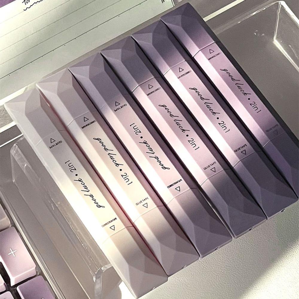 4pcs Large-capacity Correction Tape 2-in-1 Dispensing Pens Portable Dot Glue Tape  School Supplies