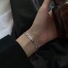 New fashion simple chain bracelet men's spring and summer Korean version personality cool versatile Internet celebrity accessories jewelry
