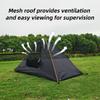 Ultraleichtes Campingzelt für 1 Person, Aluminiumstange, Outdoor-Wanderzelt, wasserdichtes Rucksackzelt