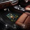 4pcs Premium Owl Print Car Floor Mats - Durable, Non-Slip And Easy to Clean Polyester, Fits All Car Interior Accessories, Fits Suvs And Trucks