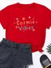 Cosmie Vibes Star Moon Print Women T Shirt Short Sleeve O Neck Loose Women Tshirt Ladies Tee Shirt Tops Clothes Camisetas Mujer