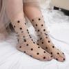 Sexy Women Lace Socks Sweet Fishnet Socks Fashion Transparent Thin Socks  Ladies