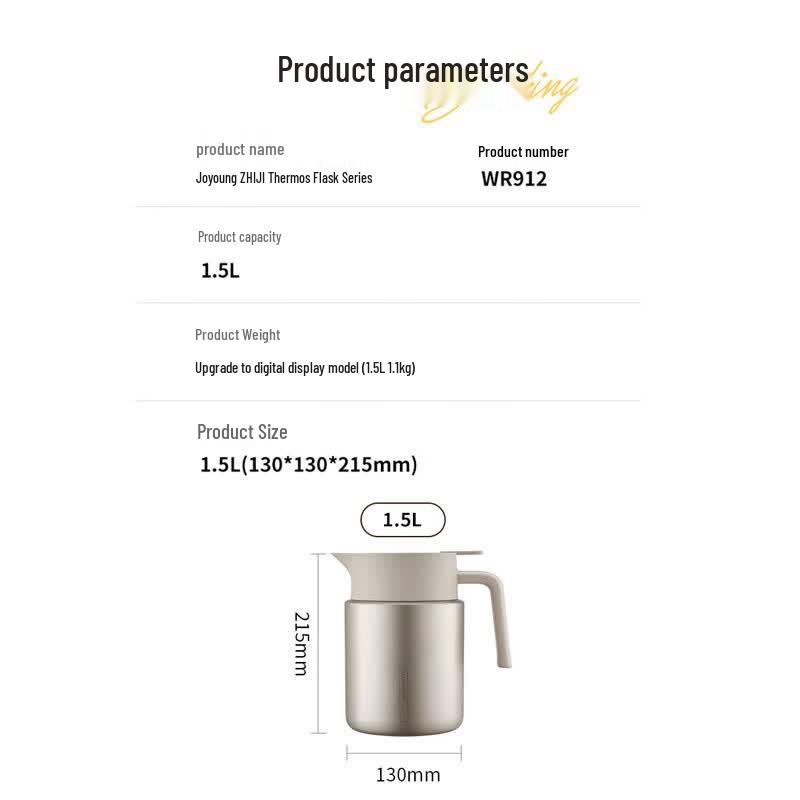 Joyoung Smart Temperature Display Insulated Kettle