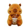 Milk Tea Capybara Plush Toy Cute Cartoon Girl Birthday Holiday Gift Pillow Doll