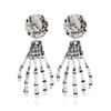 Halloween Accessories, Retro Skull Hand Bone Earrings, Personalized Earrings