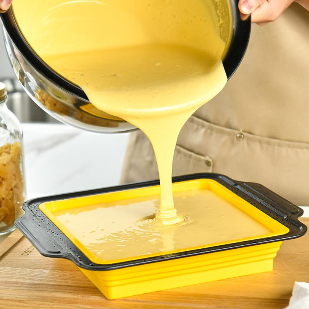 Stampo per Muffin in Silicone Antiaderente da 12 o 6 Vaschette, Design Pieghevole, Stampo per Torta per Preparare Facilmente Torte e Pane a Casa