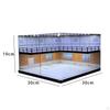 1/64 modell Parkplatz Doppel Schicht Acryl Fahrzeug Garage Schaufenster Sammlerstücke für Diecast Auto