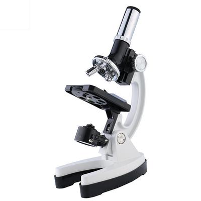 Microscope Set with Accessories Kit 100X-1200X Children Kids Students All-Metal Microscope Biology