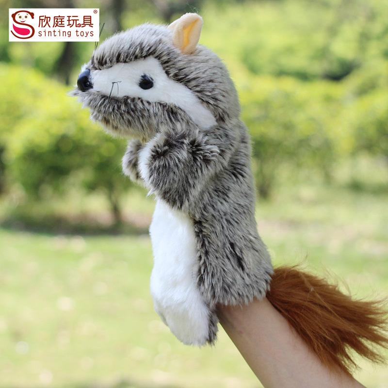 2024 New Plush Toy Hand Puppet Vole Cartoon Animal Gloves Spot Mixed Batch Children Soothing and