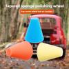 Professional Wheel Hub Polishing Kit - Includes Polishing Discs, Conical Sponge Balls & Dead-Zone Wheels for Precision Detailing
