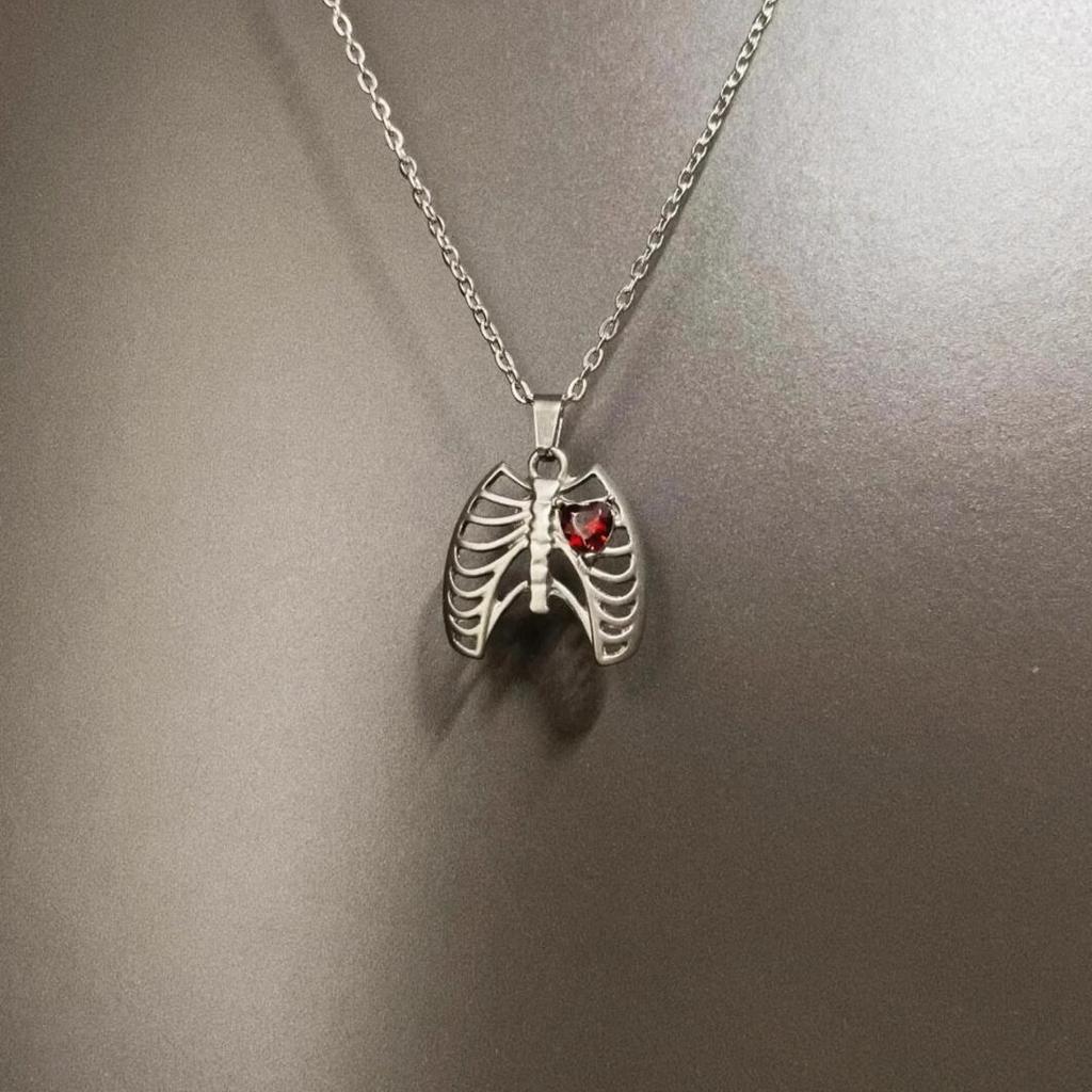 European and American cross-border y2k babes butterfly leather collar punk rock choker collarbone chain necklace foreign trade jewelry