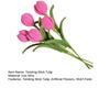 Twisting Stick Tulip Wool Flowers Never Wither Floral Arrangement Long-Lasting Keepsake Flower for Home Decor