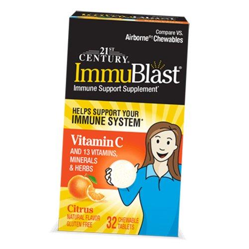 

Вітаміни для імунітету, ImmuBlast, 21st Century 32таб Цитрус (36440060) 32tab Citrus