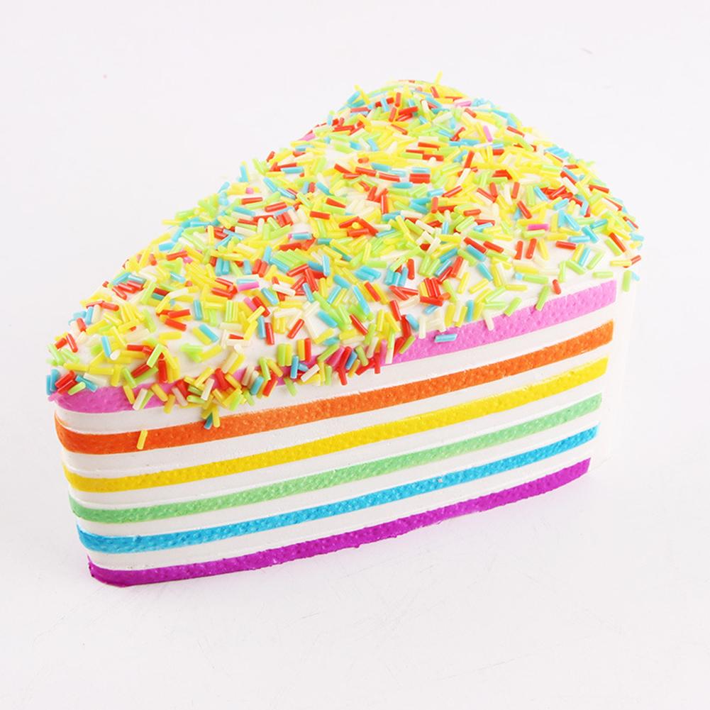 

Изысканная мягкая игрушка, имитирующая треугольник, радугу, торт, игрушка для снятия стресса, игрушка для дома 231#