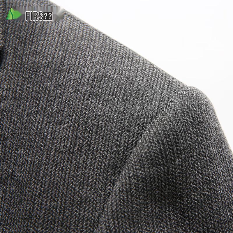 Men's Wool Blend Business Casual Suit Jacket