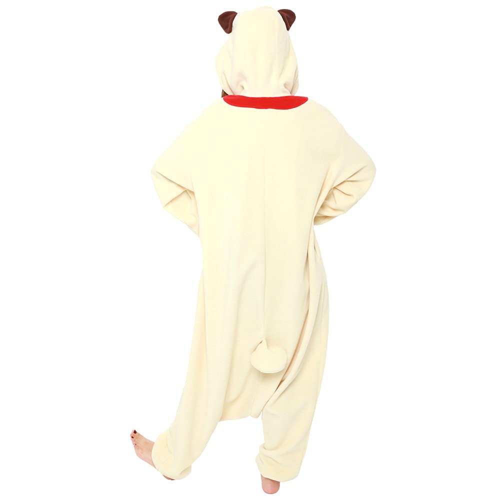 SAZAC Fleece Pug Kigurumi 2751
