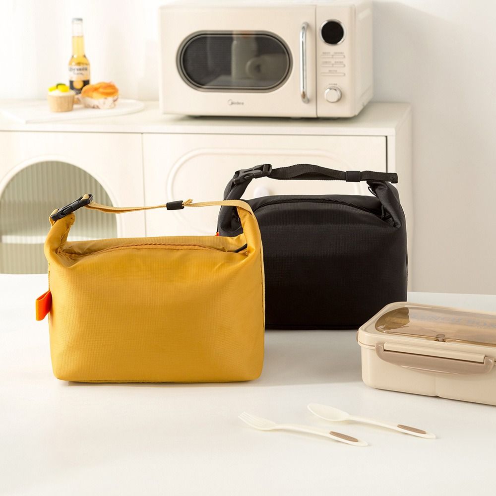 Foldable Lunch Bag Waterproof Lunch Handbag Portable Insulated Bag Camping