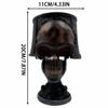 Resin Skull Lamp Halloween Lights For Gothic Vibes Halloween Party Supplies Decor
