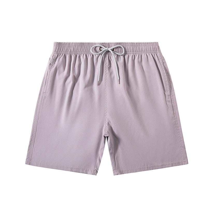 Herre ensfarget strand-surfeshorts - Casual sportsshorts i stor størrelse