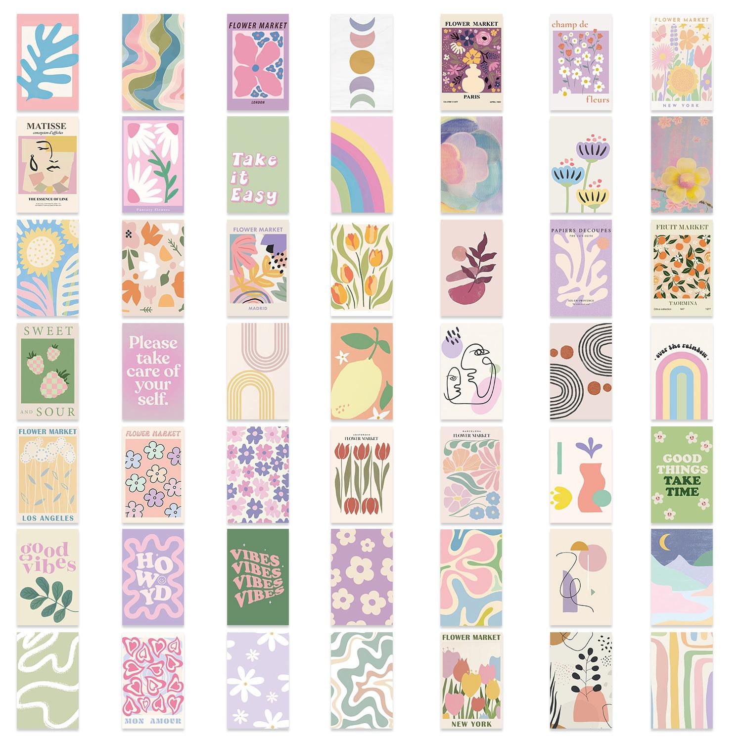 

50 Мультяшных Постеров-Наклеек с Датским Порошком, Украшающих Блокнот, Чемодан, Сделай Сам, Водонепроницаемые Наклейки