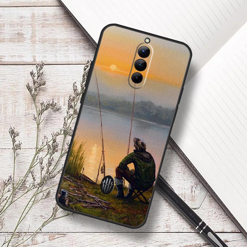 Fish Fishing Fisherman Case For ZTE Nubia Red Magic 10 Air 6S 7S 7 Pro RedMagic 10S 9S 8S 8 9 10 11 Pro Plus Funda