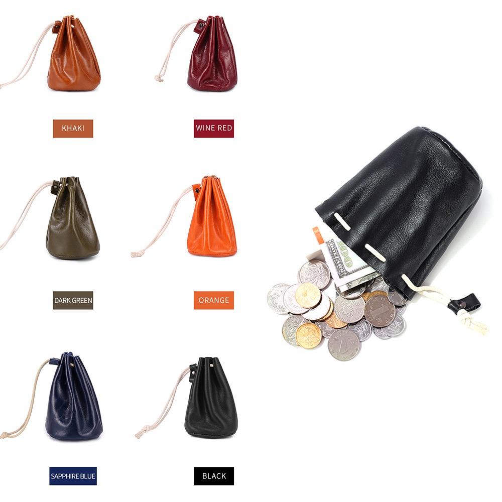 

Small Storage Coin Pouch Leather Storage Bag Exquisite Earphone Bag Cute