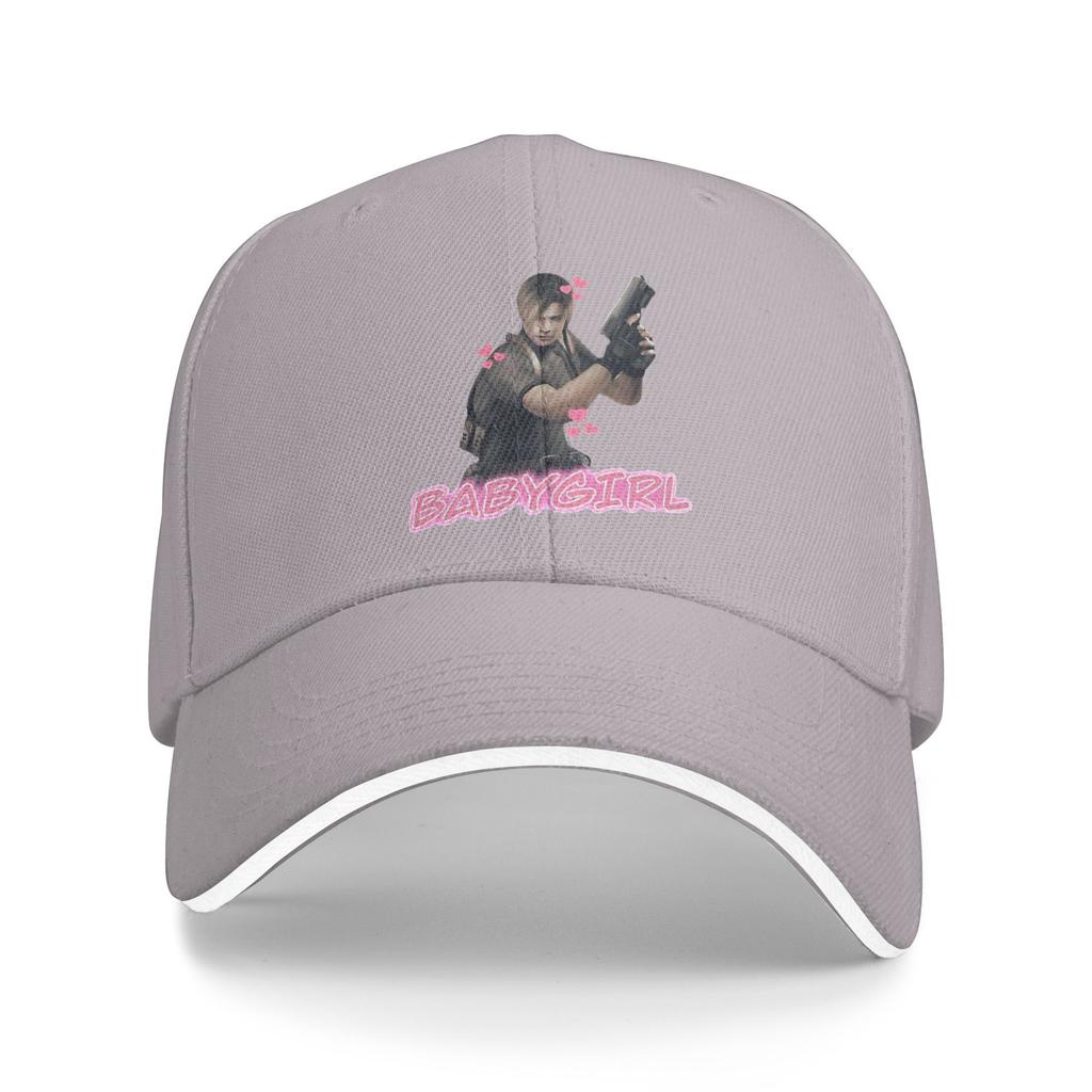 Residents Evils Leon Kennedy Babygirl Baseball Cap Couple Print Trucker Hat Summer Retro Hiking Fishing Sun Visor Baseball Caps