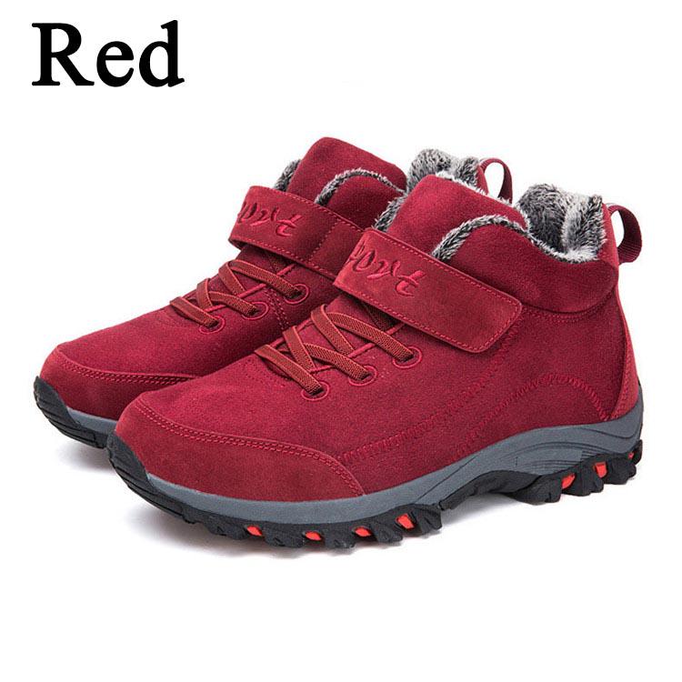 

Мужские и женские зимние теплые сапоги из бархата и хлопка с нескользящей резиновой подошвой 44 чёрный